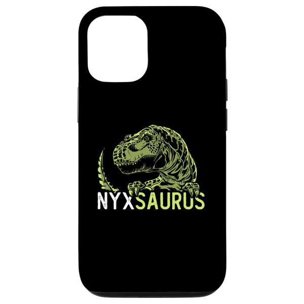 iPhone 15 Nyx Saurus Personalized Name Dinosaur T-Rex Case