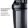 BlenderBottle Classic V2 Shaker Bottle - Black, 20oz