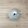 pf+a Speckled Stone Soap Dispenser, Round Shape, Grey with Chrome Pump (Soap Dispenser)