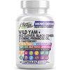 Clean Nutraceuticals Clean Nutra Wild Yam Root Capsules with Red Clover Black
