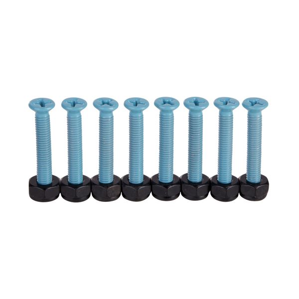 Cal 7 Standard 1.25" Light Blue Skateboard Hardware Set