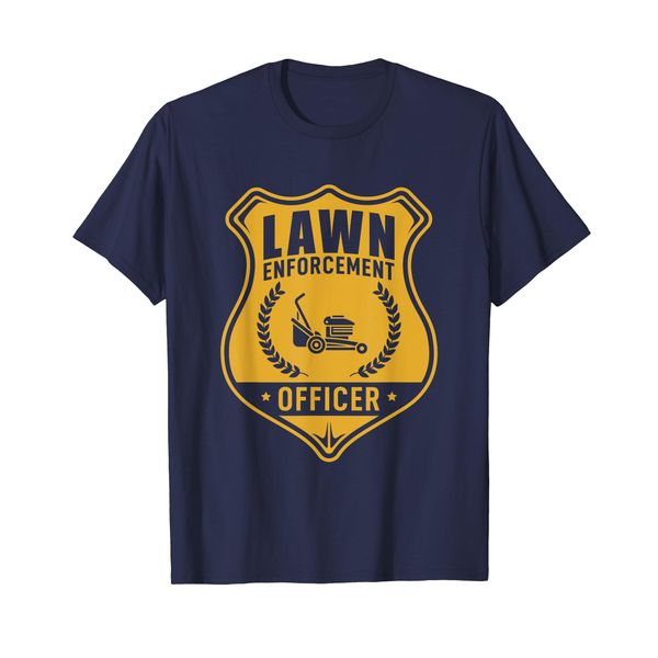 Lawn Enforcement Officer Shirt - Gardening Lawn Mower Gift T-Shirt