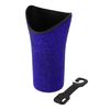 TUCKBOLD Auto Car Trash Can Durable Seat Back Trash Bin Blue 1 Pc 3.9" Width 7.5" Height Plastic Rhinestone
