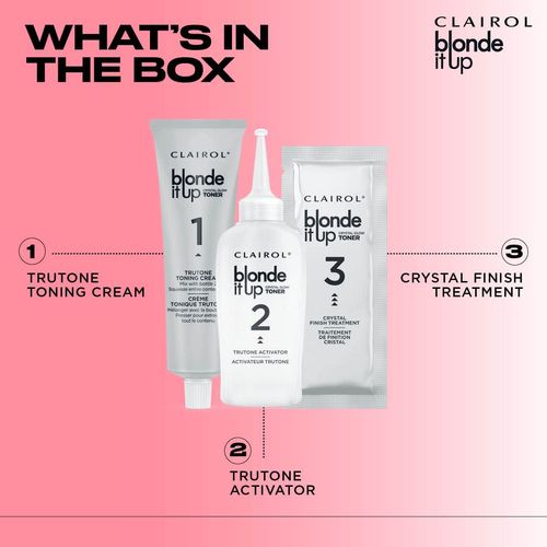 Clairol Blonde It Up Crystal Glow Toner Kit - Luminous Pearl