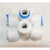 ¼” 3 TREE WAY UNION TEE TUBE QUICK PUSH CONNECT RO REVERSE OSMOSIS WATER FILTER