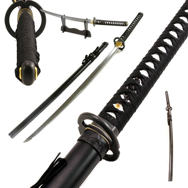 Vulcan Gear Traditional Japanese Handmade Sharp Katana Samurai Sword with Scabbard