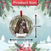 Springer Spaniel Ornament - E&S Pets, DIY Personalizable, Ceramic Round Ornament