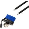 Draper 62952 U Bar Extra Long Shackle Lock with 2 Keys , Blue