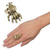Boland 10132009 Skull Claw Ring, Gold