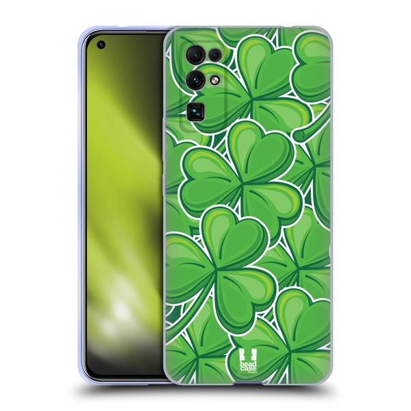 Head Case Designs Stickers Shamrock Patterns Soft Gel Case Compatible With Honor 30 5G