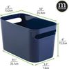 Bathroom Storage Bins*Blue Plastic Baskets For Shelves/Home/Pantry*Storage Box