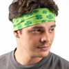 RokBAND Multi-Functional Neck Gaiter and Headband | Shamrock Pattern