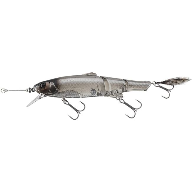 JACKALL Sleek Mikey 90 Alabama Custom Stealth Smoke Shad, 3.5 inches (90 mm), Alabama Custom