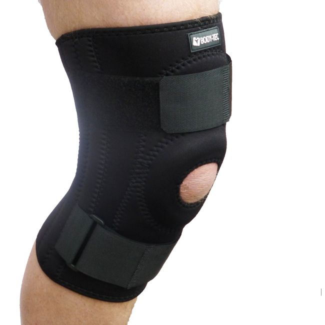 Bodytec Adjustable neoprene knee support Brace, sports NHS use (Medium 35.5-38cm)