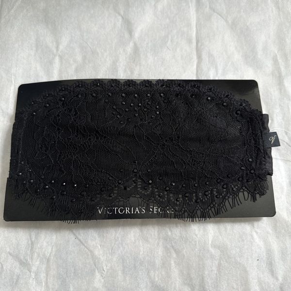 Victorias Secret Lace And Satin Gemstone Eye Mask