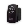 Death Mode Laser Etched 5-Pin Single Pole Single Throw Vertical Rocker Switch ON-Off SPST Toggle Switch 20A 12V, Blue