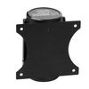 US Weight U2500 Crowd Control Wall Mount with 8' Black Retractable Belt with Safe Braking System and Locking Button