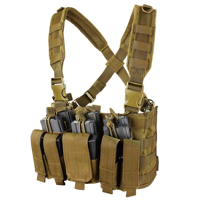 Condor Recon Chest Rig Coyote, Brown, 30" - 60"