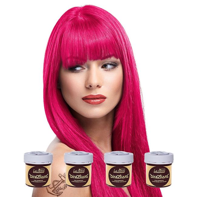 La Riche Directions - Set of 4 Semi-Permanent Hair Colour - 88ml Jars