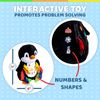Buckle Toys - Blizzard Penguin - Learning Activity Toy - Develop Motor Skills and Problem Solving - Counting and Color Recognition
