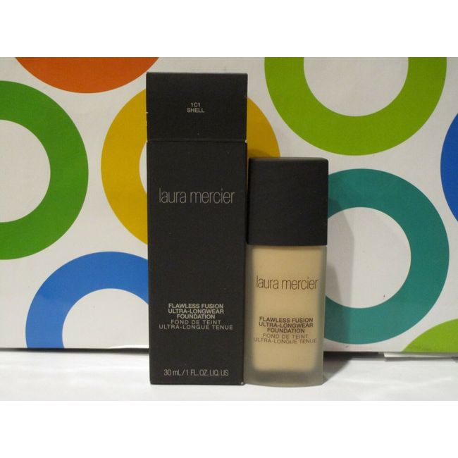 LAURA MERCIER ~ FLAWLESS FUSION LONGWEAR FOUNDATION ~ 1C1 SHELL ~ BOXED