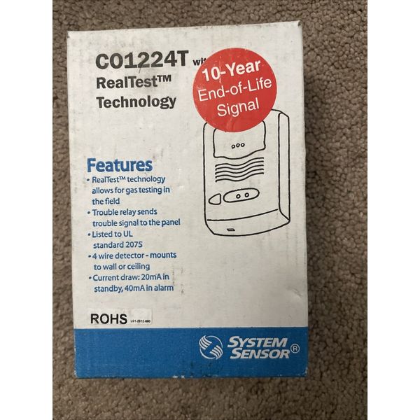 System Sensor CO1224T Carbon Monoxide Detector