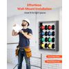 VEVOR Wire Spool Rack 4Adjustable Rods Spool Holder Wall Mounted 150lbs Capacity