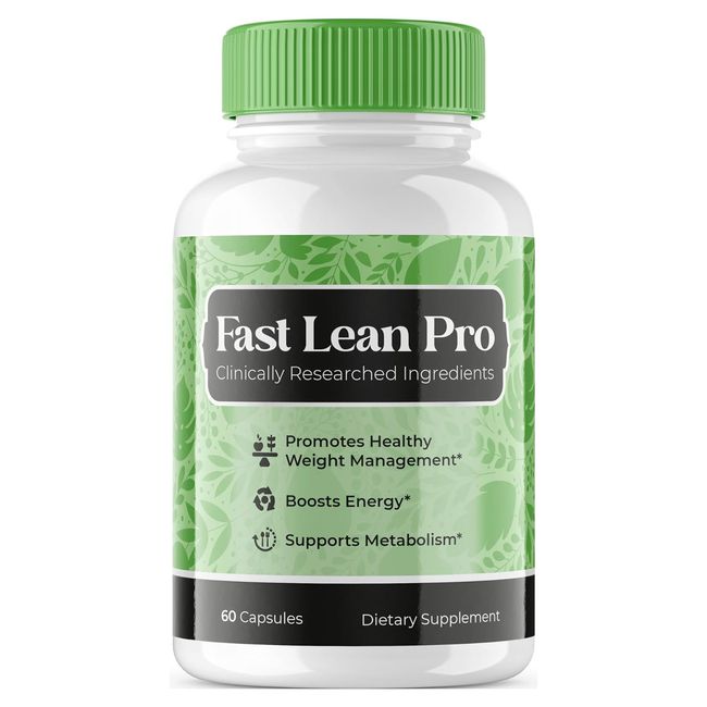 (1 Bottle) Fast Lean Pro Capsules - Fast Lean Pro Dietary Supplement - 60 Count