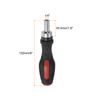 sourcing map Hex Nut Socket Wrench Screwdriver 6.35mm Hexagon Nut Driver Hand Tool with Non-Slip Handle