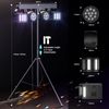 DJ Light System Set With Tripod And Remote Control LED PAR Derby Light Effects