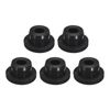 uxcell 5pcs Black Plug Hole 17mm/0.67" Hole Rubber Button Plug