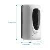 Automatic Soap Dispenser,  1000mL,  White, Unbranded