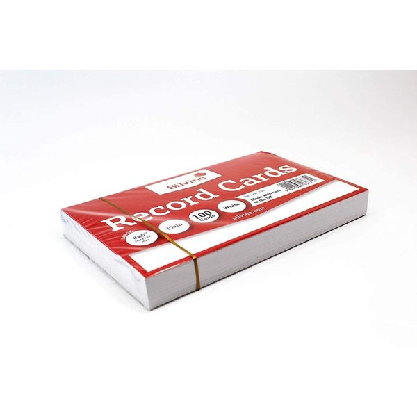 8x5" Revision Plain Record Cards Pack(300) +(Pen Free)……