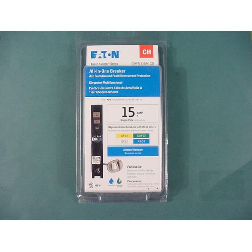 All-In-one Breaker 15 Amp single pole CHFN115A1CS