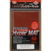 KMC Hyper Matte Sleeves (80-Pack), Red