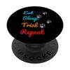 Dog Agility - Eat Sleep Trial Repeat PopSockets Swappable PopGrip