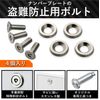 Carmate LS422 Flat 2 Car License Plate Security Bolt