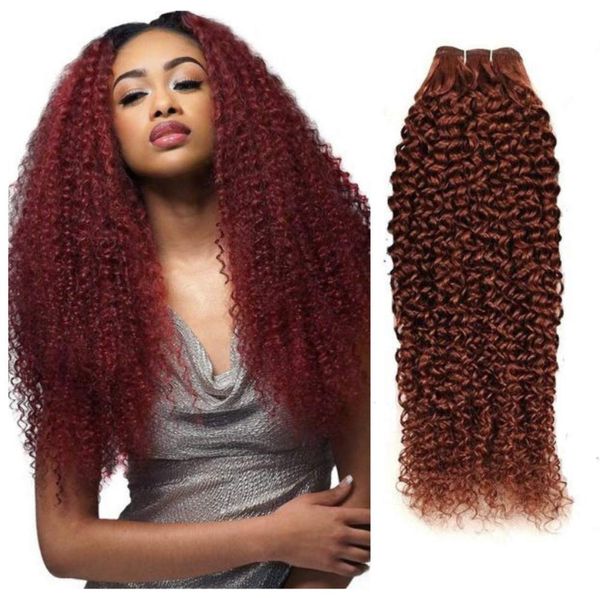 Ustar Auburn#33 Jerry Curly 100% Human Hair