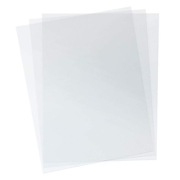 TruBind Binding Covers for Reports and Presentations - Crystal Clear PVC - 5 Mil Thick - 8 1/2 inch x 11 inch - Square Corners - No Tissue Interleaving - 100/Bx (CVR-05ASN)