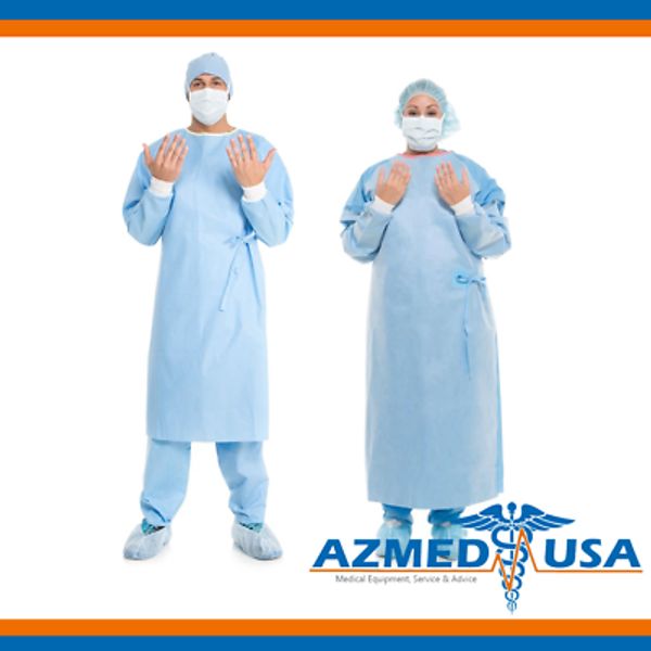 Welmed Protect5 Surgical Gown | 1231-135XXL | XXL | Blue | AAMI Level 3