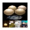 48 PCS LED Waterproof Floating Novelty Candles Light, LED Battery-Powered Fla...