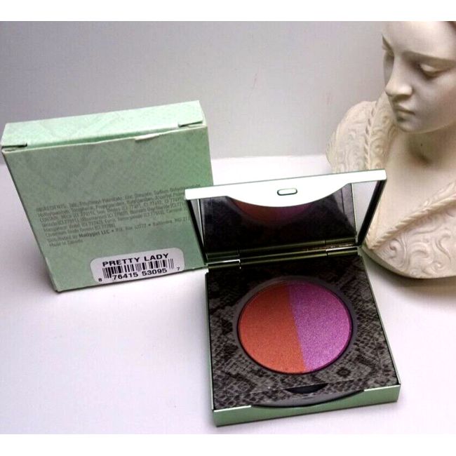 MALLY Eye Shadow Duo PRETTY LADY pressed powder .09 oz / 2.5 g NEW NWB SEALED