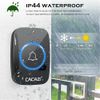 2 Set Waterproof Wireless Doorbell Chime & Plugin Receiver Kit 1000Ft Range Home