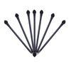 TEONEI Double Sided Eyeshadow Brushes,Foundation Sponge Powder Applicator Brush Makeup Brush,50Pcs(Black)