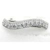 Faship Gorgeous Clear CZ Crystal S Shape Barrette Clip
