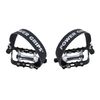 Power Grips High Performance Pre-Assembled Strap/Pedal Kit, Black
