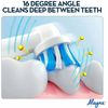 Alayna Replacement Toothbrush Heads Compatible with Oral B Crossaction (4 Pack)
