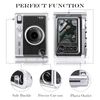 Rieibi Accessories for Fujifilm Instax Mini Evo Camera, Gift Bundle Includes Case & Lens Cap with Anti-Loss String & Screen Protector
