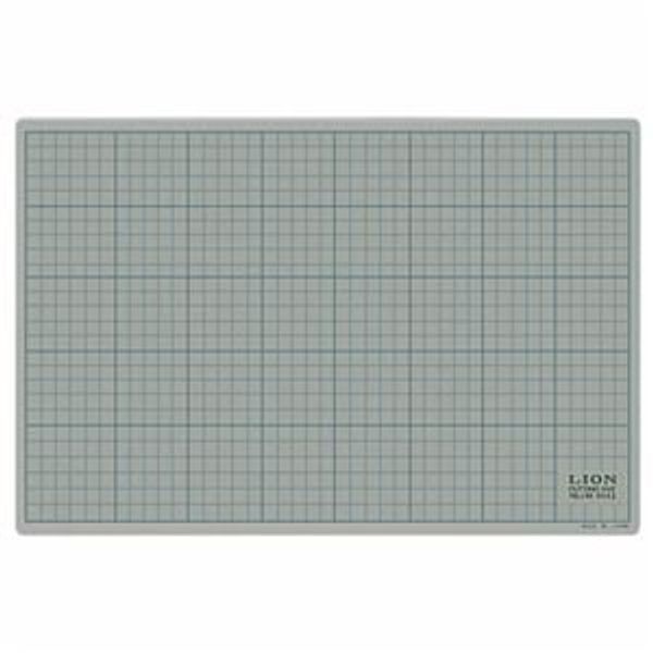 Daily Lifestyle Supplies Stationery Office Supplies (Bulk Purchase) Cutting Mat, Recycled PVC, Double-Sided Use, 17.7 x 11.8 x 0.1 inches (450 x 300 x 3 mm), Gray/Black CM-4512, 1 Piece (Set of 2)