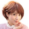 Montblanc Short Wig, Partially Hand Planted, Made in Japan, Feminine Short, Curly Style, Random Curl, Short Perm, 5 Colors Available, dark mocha